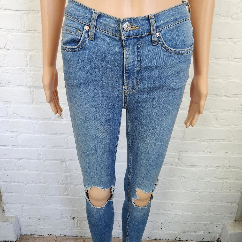 Free People Distressed Jeans